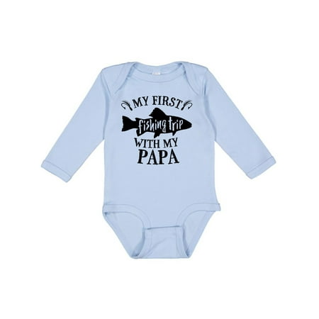 Inktastic My First Fishing Trip with My Papa Gift Baby Boy or Baby Girl Long Sleeve Bodysuit
Inktastic My First Fishing Trip with My Papa Gift Baby Boy or Baby Girl Long Sleeve Bodysuit