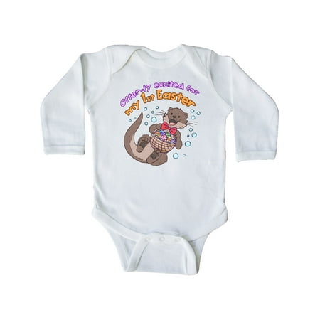 Inktastic Otterly Excited For My 1st Easter Gift Baby Boy or Baby Girl Long Sleeve Bodysuit
Inktastic Otterly Excited For My 1st Easter Gift Baby Boy or Baby Girl Long Sleeve Bodysuit