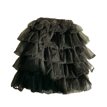 Lovskoo Toddler Girls Mesh Tulle Trierd Skirt Layered A Line Tutu Skirt High Elastic Waist Pleated Skirt 2-11 Years Black
Lovskoo Toddler Girls Mesh Tulle Trierd Skirt Layered A Line Tutu Skirt High Elastic Waist Pleated Skirt 2-11 Years Black