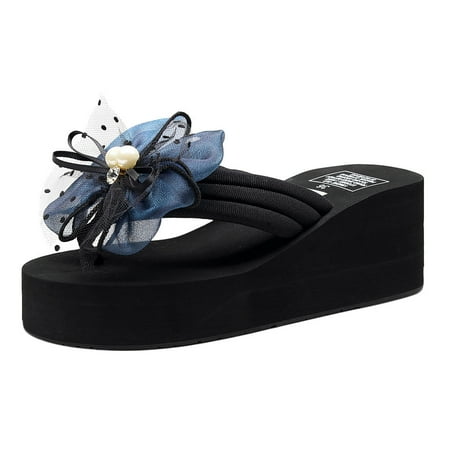HUPTTEW Women Girls Floral Wedges Style Flip Flops Sandals Slippers Beach Shoes
HUPTTEW Women Girls Floral Wedges Style Flip Flops Sandals Slippers Beach Shoes
