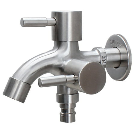 304 Multiple Use Stainless Steel Lengthened One In Two Out Multi Functional Double Outlet Washing Machine Net Nozzle Faucet
304 Multiple Use Stainless Steel Lengthened One In Two Out Multi Functional Double Outlet Washing Machine Net Nozzle Faucet