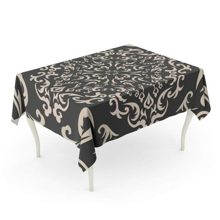 SIDONKU Western Damask Classic Pattern Vintage Baroque Delicate for Exquisite Tablecloth Table Desk Cover Home Party Decor 52x70 inch
SIDONKU Western Damask Classic Pattern Vintage Baroque Delicate for Exquisite Tablecloth Table Desk Cover Home Party Decor 52x70 inch