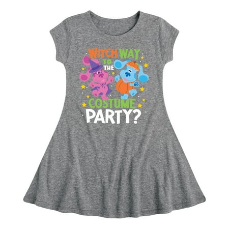 Blue s Clues - Witch Way To The Costume Party - Toddler And Youth Girls Fit And Flare Dress
Blue s Clues - Witch Way To The Costume Party - Toddler And Youth Girls Fit And Flare Dress
