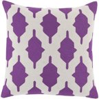 Surya Salma Down Fill 18" Square <mark>Pillow</mark> in Purple