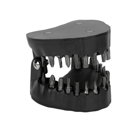 Ldyso Denture Drill Holder Denture Drill Holder Denture Drill Bit Holder Black