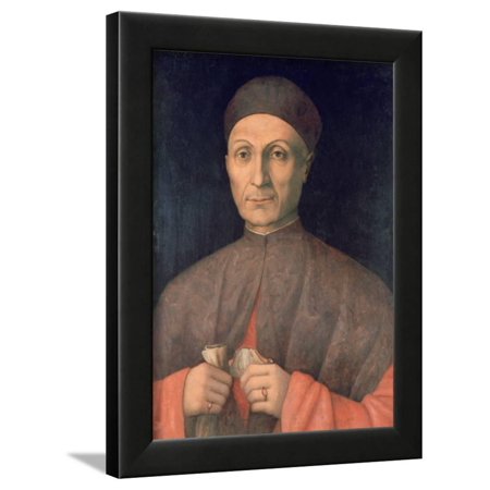 Portrait of a Scholar, C1450-1507 Framed Print Wall Art By Giovanni Bellini