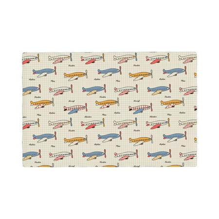 Rocae Striped Vintage Planes Printed Heat Resistant Place Mats Classic Hemstitch Cloth Fabric Placemats Imitation Linen Place Mat Table Mats 18x12 inch
Rocae Striped Vintage Planes Printed Heat Resistant Place Mats Classic Hemstitch Cloth Fabric Placemats Imitation Linen Place Mat Table Mats 18x12 inch