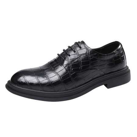 Fsqjgq Leather Chukka Boots Mens Mens Shoes Classic Business Leather Shoes Fashion Retro Casual Pattern Lace Up Leather Shoes Business Shoes Black 44
Fsqjgq Leather Chukka Boots Mens Mens Shoes Classic Business Leather Shoes Fashion Retro Casual Pattern Lace Up Leather Shoes Business Shoes Black 44