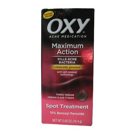 spot treatment peroxide oxy spot treatment with 10 benzoyl peroxide maximum vanishing 0 65 oz 6 pack spot treatment peroxide oxy spot treatment with 10 benzoyl peroxide maximum vanishing 0 65 oz 6 pack