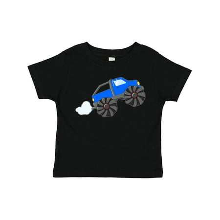 Inktastic Blue Monster Truck Action Gift Toddler Boy or Toddler Girl T-Shirt