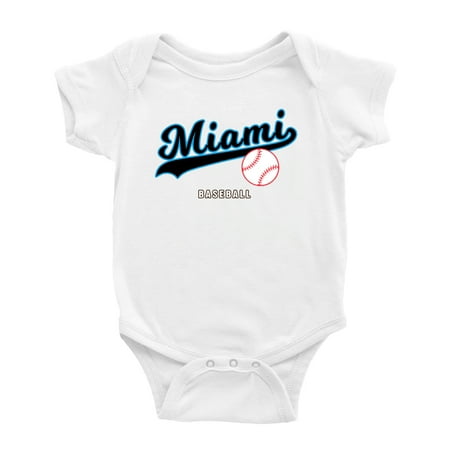 Cute Miami Baby Bodysuits Baseball Fan Baby Jersey Clothes for Boys Girls (White 3-6 Months)
Cute Miami Baby Bodysuits Baseball Fan Baby Jersey Clothes for Boys Girls (White 3-6 Months)