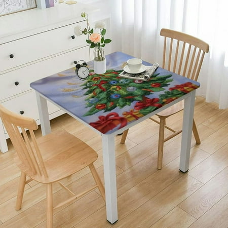 Facannap Christmas Tree Presents Bows Square Tablecloth Great for Home Kitchen Parties Holiday Dinner 100% Polyester Fiber Christmas Theme 40*40
Facannap Christmas Tree Presents Bows Square Tablecloth Great for Home Kitchen Parties Holiday Dinner 100% Polyester Fiber Christmas Theme 40*40