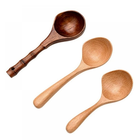 3 Pack Wooden Kitchen Scoop Ladle Multipurpose Large Solid Wood Water Spoon Serving Soup Tablespoon for Cooking Bath Salt Canisters Flour
3 Pack Wooden Kitchen Scoop Ladle Multipurpose Large Solid Wood Water Spoon Serving Soup Tablespoon for Cooking Bath Salt Canisters Flour