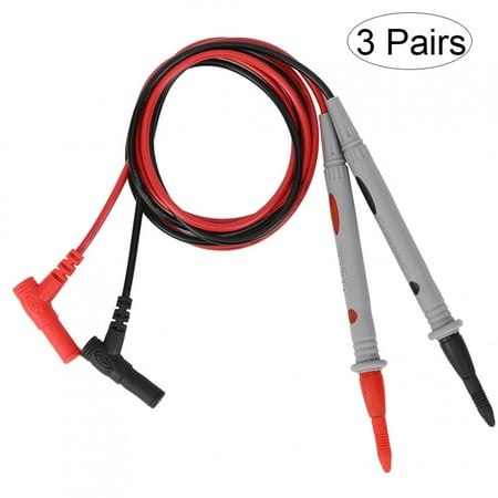 Test Multimeter Test Digital 3 Pairs 1000V 20A For Replacement LED Light