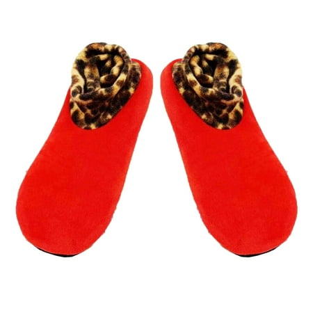 Peryerana 1 Pair Women Winter Non-Slip Thermal Socks Fleece Lined Fuzzy Slippers Socks Home Indoor Leopard Print Soft Thick Socks
Peryerana 1 Pair Women Winter Non-Slip Thermal Socks Fleece Lined Fuzzy Slippers Socks Home Indoor Leopard Print Soft Thick Socks