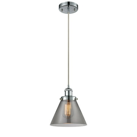 Innovations Lighting 916-1P Large Cone Large Cone 8 Wide Mini Pendant - Polished Chrome /
Innovations Lighting 916-1P Large Cone Large Cone 8 Wide Mini Pendant - Polished Chrome /