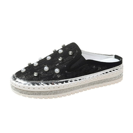 Midsumdr Mules for Women Flats Thick Shoes Fashion Bling Rhinestone Comfort Slip-On One-footed Casual Sneakers
Midsumdr Mules for Women Flats Thick Shoes Fashion Bling Rhinestone Comfort Slip-On One-footed Casual Sneakers