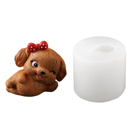 SIEYIO 1 Pcs 3D Dog Silicone Candle Molds Cute Puppy Soap Molds Chocolate Cake Baking Moulds Fondant Cake Dog Molds
SIEYIO 1 Pcs 3D Dog Silicone Candle Molds Cute Puppy Soap Molds Chocolate Cake Baking Moulds Fondant Cake Dog Molds
