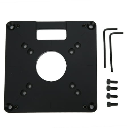 Router Table Insert Plate Aluminium Alloy CNC Trimmer Woodworking Engraving Accessory
Router Table Insert Plate Aluminium Alloy CNC Trimmer Woodworking Engraving Accessory