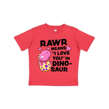 Inktastic Rawr Means I Love You in Dinosaur Valentine in Pink Gift Toddler Toddler Girl T-Shirt
Inktastic Rawr Means I Love You in Dinosaur Valentine in Pink Gift Toddler Toddler Girl T-Shirt