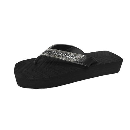 GNEIKDEING Ladies Shoes Summer Beach Slippers Rhinestones Lightweight Platform Flip Flops Gift on Clearance
GNEIKDEING Ladies Shoes Summer Beach Slippers Rhinestones Lightweight Platform Flip Flops Gift on Clearance