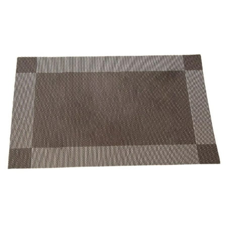 Placemat Pvc Western Placemat Single Frame Heat Insulation Pad Hotel Family Disposable Table Mat Dark Coffee
Placemat Pvc Western Placemat Single Frame Heat Insulation Pad Hotel Family Disposable Table Mat Dark Coffee