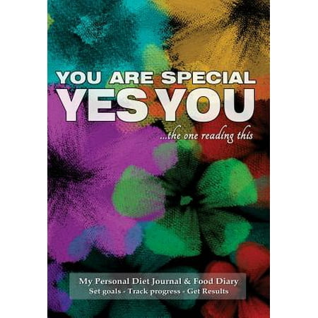 My Personal Diet Journal & Food Diary Set Goals - Track Progress - Get Results: Effective Weight-Loss or Diet Journal and Food Diary, Black Floral Cov