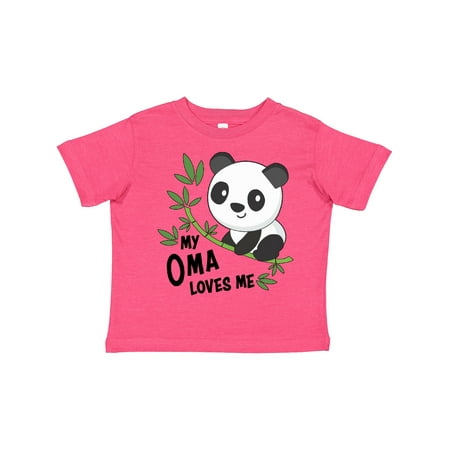 Inktastic My Oma Loves Me- Cute Panda Gift Toddler Boy or Toddler Girl T-Shirt 
Inktastic My Oma Loves Me- Cute Panda Gift Toddler Boy or Toddler Girl T-Shirt