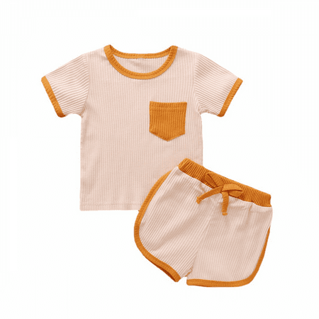 Gai Baby Girl Summer Clothes Sequins Pocket Knitted Short Sleeve T-Shirts Shorts Set Outfit --- Beige(Size 120)
Gai Baby Girl Summer Clothes Sequins Pocket Knitted Short Sleeve T-Shirts Shorts Set Outfit --- Beige(Size 120)
