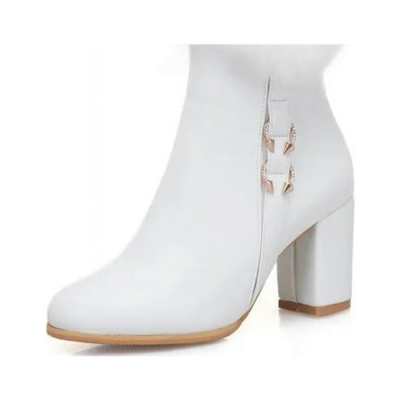 Fashion Booties Woman White Black Fur Tassel Winter Ladies Shoes Block High Heels Ankle Boots Ladies Plus Size34-43
Fashion Booties Woman White Black Fur Tassel Winter Ladies Shoes Block High Heels Ankle Boots Ladies Plus Size34-43