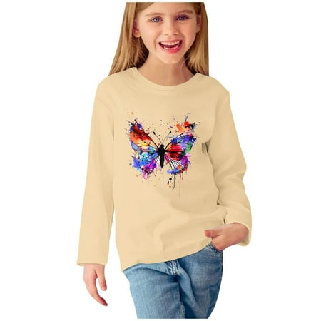Hinvhai Butterfly Shirts for Kids Clearance Vintage Flower T-Shirt Floral Graphic Tee Boho T-Tops Toddler Girls Graphic Tee Tops Beige 5 Years
Hinvhai Butterfly Shirts for Kids Clearance Vintage Flower T-Shirt Floral Graphic Tee Boho T-Tops Toddler Girls Graphic Tee Tops Beige 5 Years