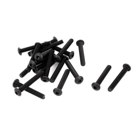 Uxcell #4-40 x 3/4 UNC Alloy Steel Hex Socket Button Head Machine Screws Black 20 Pcs
Uxcell #4-40 x 3/4 UNC Alloy Steel Hex Socket Button Head Machine Screws Black 20 Pcs