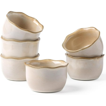 Ceramic Ramekins 8 oz Small Oven Safe Baking Dishes for Creme Brulee Lava Cakes Pudding Custard Cups Souffle Pot Pie Porcelain Ramekins Sauce Bowls Set of 6
Ceramic Ramekins 8 oz Small Oven Safe Baking Dishes for Creme Brulee Lava Cakes Pudding Custard Cups Souffle Pot Pie Porcelain Ramekins Sauce Bowls Set of 6