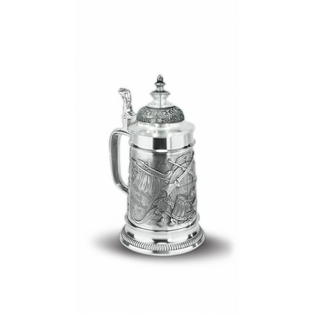 Beer stein 0.5 liter with a pointed lid