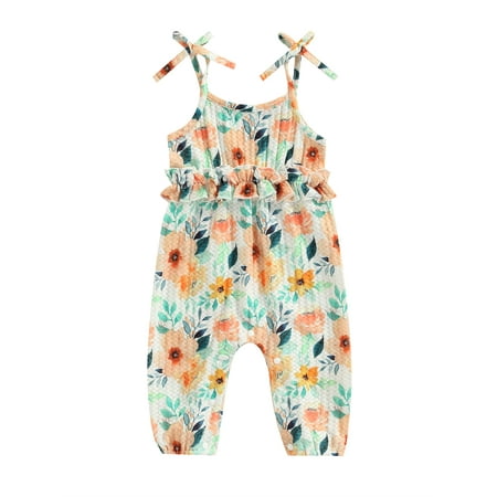 Musuos Baby Girl Floral Jumpsuit Sleeveless Ruffle Straps Halter One Piece Long Pants
Musuos Baby Girl Floral Jumpsuit Sleeveless Ruffle Straps Halter One Piece Long Pants