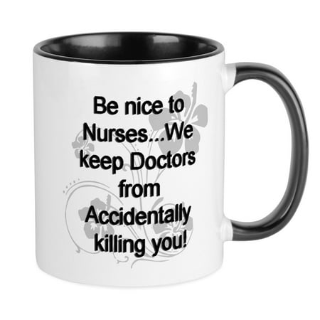 CafePress - 2 Be Nice To Nurses Copy Mugs - Ceramic Coffee Tea Novelty Mug Cup 11 oz
CafePress - 2 Be Nice To Nurses Copy Mugs - Ceramic Coffee Tea Novelty Mug Cup 11 oz