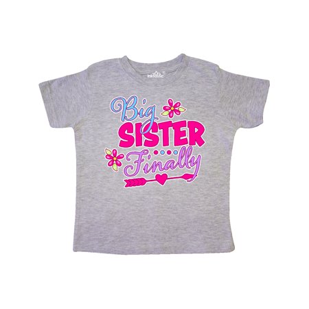 Inktastic Big Sister Finally with Flowers and Arrow Gift Toddler Toddler Girl T-Shirt
Inktastic Big Sister Finally with Flowers and Arrow Gift Toddler Toddler Girl T-Shirt