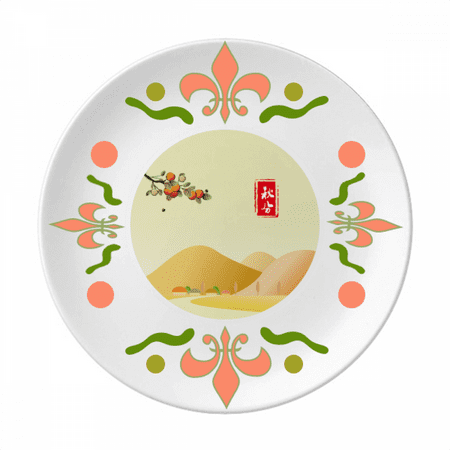 Autumnal Equinox Twenty Four Solar Term Flower Ceramics Plate Tableware Dinner Dish
Autumnal Equinox Twenty Four Solar Term Flower Ceramics Plate Tableware Dinner Dish