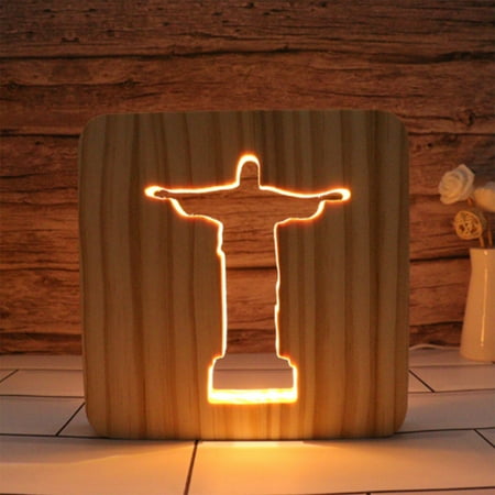 Shaped Wood Bedside Lamp 3D LED Optical Night Light Personalized Room Decor Birthday Retirement Gifts For Women Friend
Shaped Wood Bedside Lamp 3D LED Optical Night Light Personalized Room Decor Birthday Retirement Gifts For Women Friend