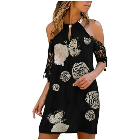 Floleo Women s Dress Clearance Summer Lace Short Sleeve O-Halter Solid Long es Loose
Floleo Women s Dress Clearance Summer Lace Short Sleeve O-Halter Solid Long es Loose