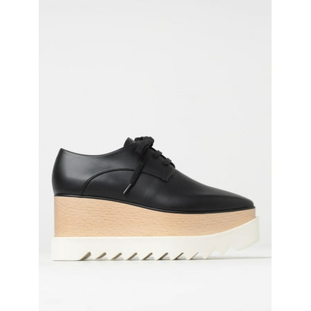 Stella Mccartney Wedge Shoes Woman Black Woman
