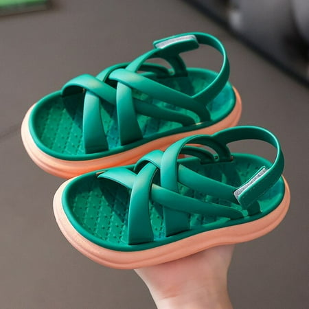 Summer Little Girls Sandals 2021 New Flower Simple Cute Pink Green Children Sandals Toddler Baby Soft Casual School Girl Shoes
Summer Little Girls Sandals 2021 New Flower Simple Cute Pink Green Children Sandals Toddler Baby Soft Casual School Girl Shoes