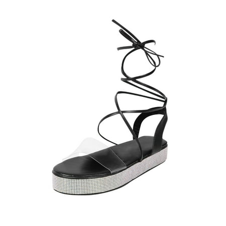 Hvyesh Women Gladiator Sandals Flat Summer Strappy Lace Up Open Toe Knee High Flat Sandal
Hvyesh Women Gladiator Sandals Flat Summer Strappy Lace Up Open Toe Knee High Flat Sandal
