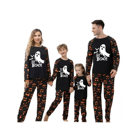 Youweixiong Halloween Matching Family Pajamas Glow In The Dark Ghost Print Long Sleeve Shirt Tops Pants Loungewear Pjs
Youweixiong Halloween Matching Family Pajamas Glow In The Dark Ghost Print Long Sleeve Shirt Tops Pants Loungewear Pjs