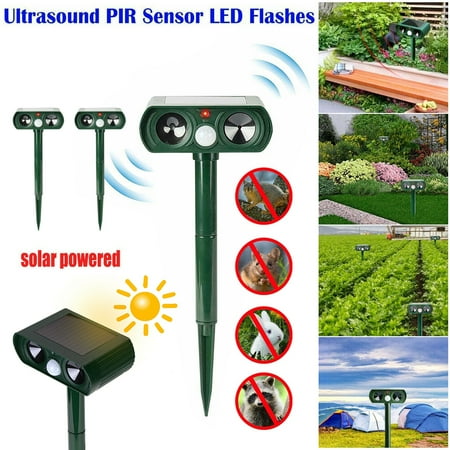 Solar Animal Repeller Ultrasonic Animal Repellent Motion Detector Flashing Light Dog Cat Repellent Squirrel Raccoon Green 1 PCS
Solar Animal Repeller Ultrasonic Animal Repellent Motion Detector Flashing Light Dog Cat Repellent Squirrel Raccoon Green 1 PCS