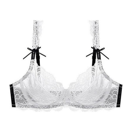 Womens Bra Summer Ultra Thin Lace Bow Decor Transparent Gathering Cute Elegant Underwear For Women
Womens Bra Summer Ultra Thin Lace Bow Decor Transparent Gathering Cute Elegant Underwear For Women