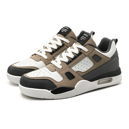 Men‘s Fashion Lace Up Cushion Shoes With TPU Sole Casual Sneakers For Outdoor