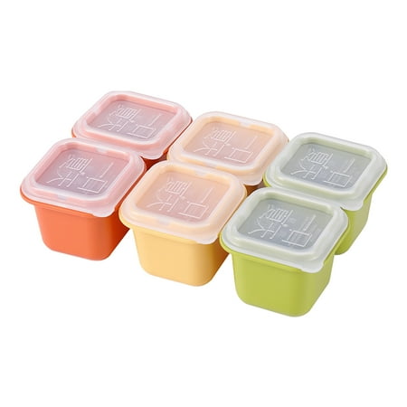 6pcs Drinks Bar Ice Cube Mold Reusable Party Kitchen Tool With Lid For Cocktails