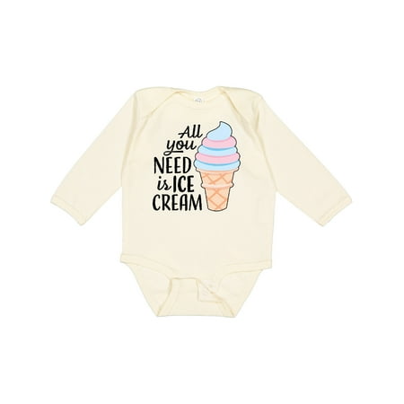 Inktastic All You Need is Ice Cream with Ice Cream Cone Gift Baby Boy or Baby Girl Long Sleeve Bodysuit
Inktastic All You Need is Ice Cream with Ice Cream Cone Gift Baby Boy or Baby Girl Long Sleeve Bodysuit