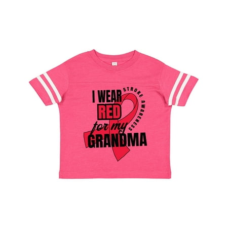 Inktastic I Wear Red for My Grandma Stroke Awareness Gift Toddler Boy or Toddler Girl T-Shirt
Inktastic I Wear Red for My Grandma Stroke Awareness Gift Toddler Boy or Toddler Girl T-Shirt